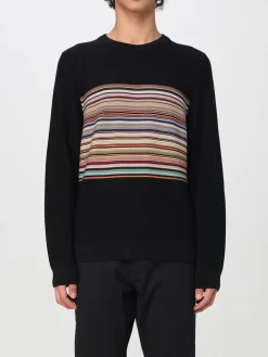 Maglia a girocollo a righe Paul Smith in lana vergine