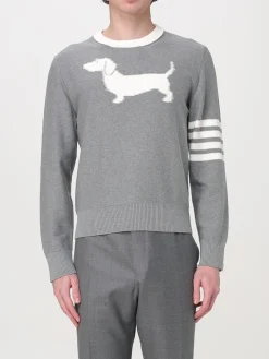 Maglia a girocollo 4-bar Thom Browne in cotone