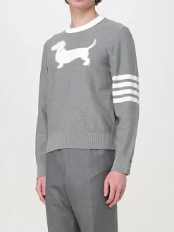 Maglia a girocollo 4-bar Thom Browne in cotone