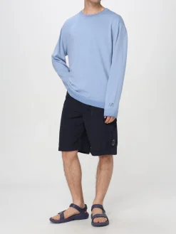 Maglia a girocollo basic con mini logo C.P. Company