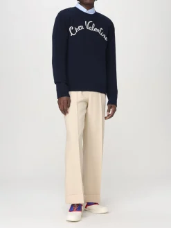 Maglia a girocollo Chez Valentino Valentino in lana vergine