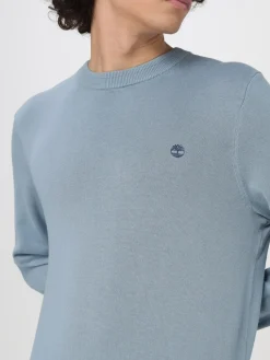 Maglia a girocollo con logo Timberland in cotone