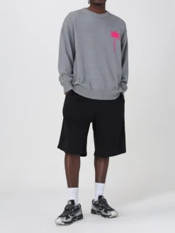 Maglia a girocollo con logo Palm Angels