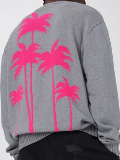 Maglia a girocollo con logo Palm Angels