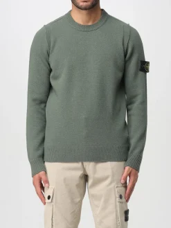 Maglia a girocollo con logo Stone Island