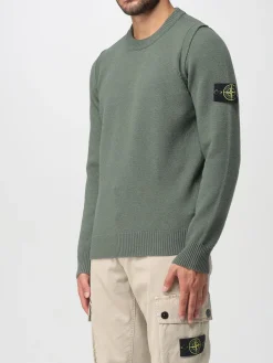 Maglia a girocollo con logo Stone Island