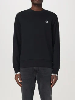 Maglia a girocollo con logo Fred Perry