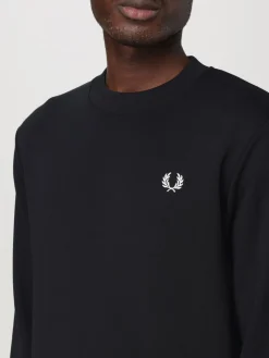 Maglia a girocollo con logo Fred Perry