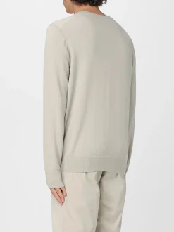 Maglia a girocollo con logo Boss in cotone e cashmere