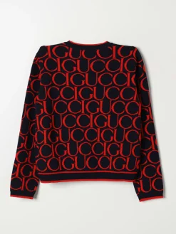 Maglia a girocollo con logo all-over Gucci