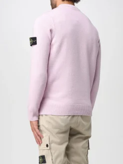 Maglia a girocollo con logo Stone Island