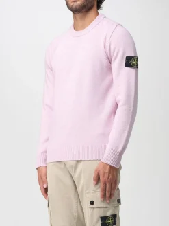 Maglia a girocollo con logo Stone Island