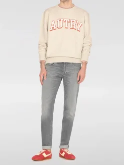 Maglia a girocollo con maxi logo Autry