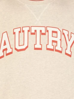 Maglia a girocollo con maxi logo Autry
