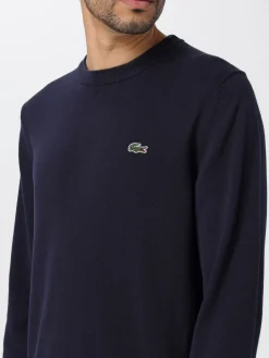 Maglia a girocollo con mini logo Lacoste in cotone