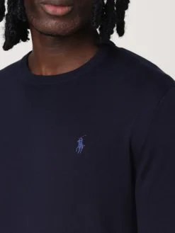 Maglia a girocollo con mini logo Polo Ralph Lauren
