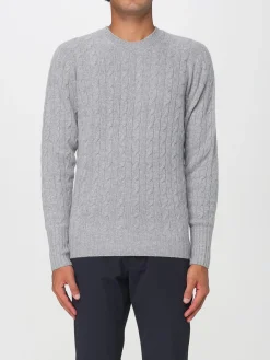 Maglia a girocollo Drumohr in cashmere intrecciato