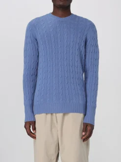 Maglia a girocollo Drumohr in cashmere intrecciato