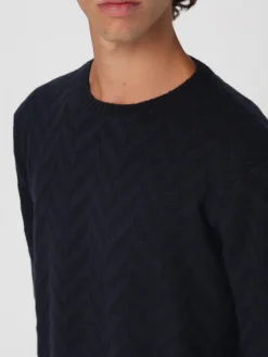 Maglia a girocollo Emporio Armani in lana vergine