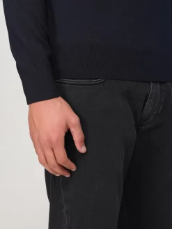 Maglia a girocollo Emporio Armani in lana vergine