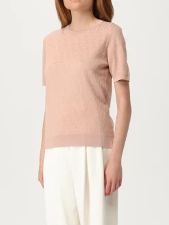 Maglia a girocollo Fendi in misto cotone