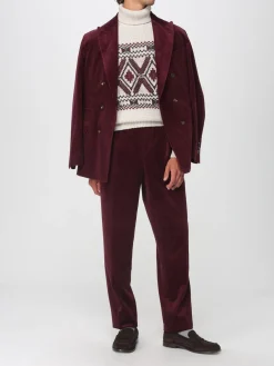 Maglia a girocollo in Alpaca di lana e seta Brunello Cucinelli