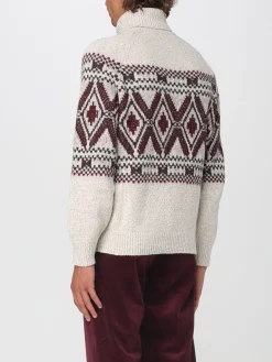 Maglia a girocollo in Alpaca di lana e seta Brunello Cucinelli