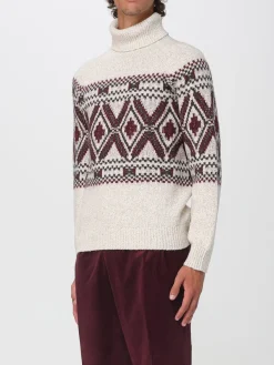 Maglia a girocollo in Alpaca di lana e seta Brunello Cucinelli