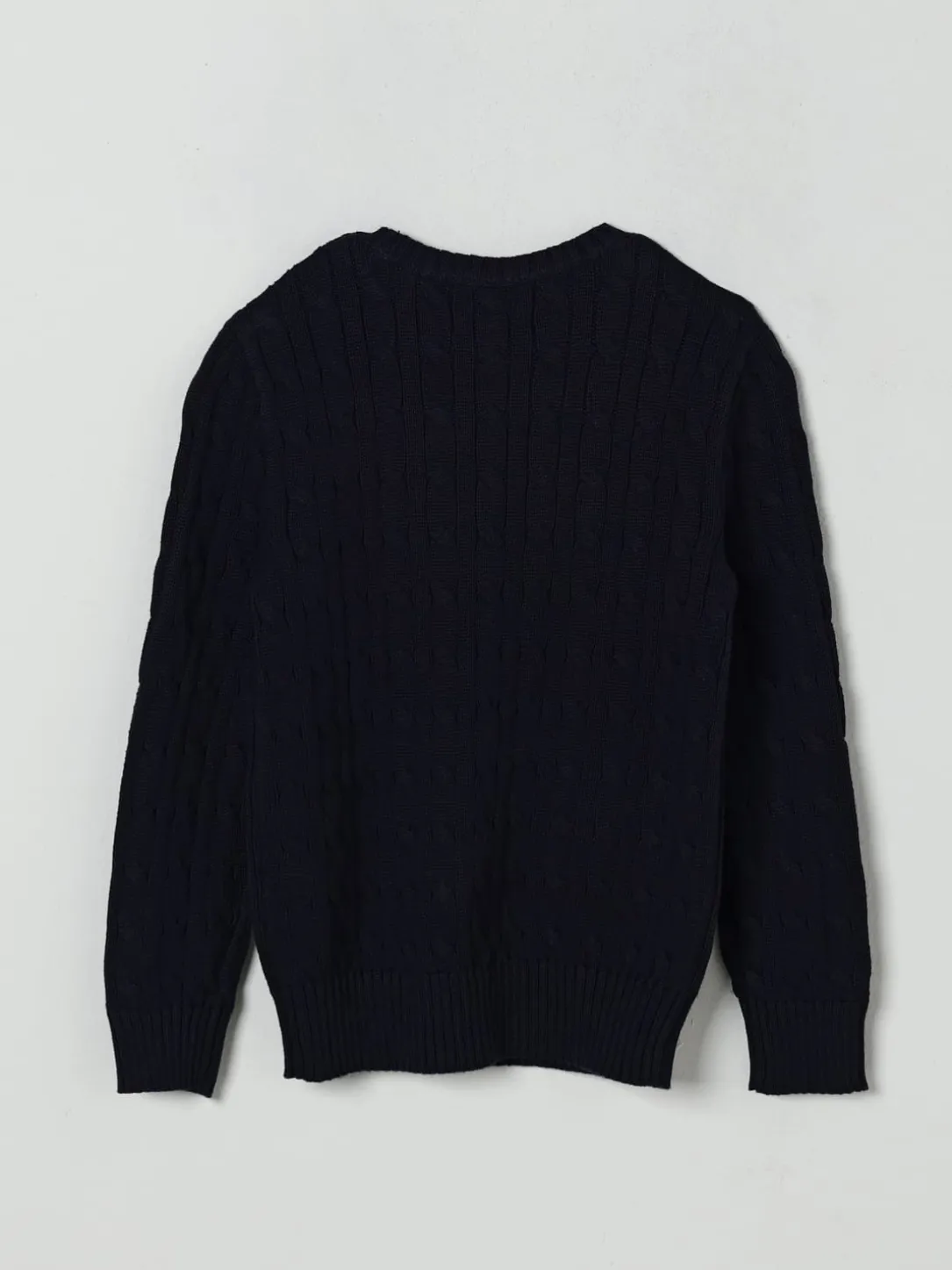 Maglia a girocollo in cotone con logo Pony Polo Ralph Lauren