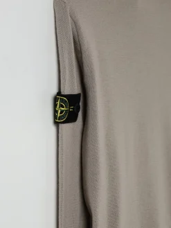 Maglia a girocollo in lana vergine Stone Island Junior