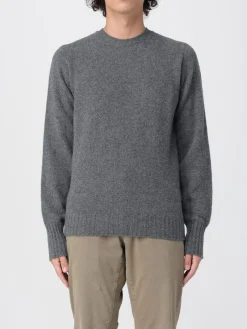 Maglia a girocollo in lana di agnello Drumohr