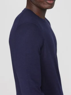 Maglia a girocollo in lana e cashmere Brunello Cucinelli