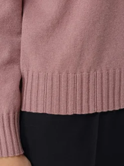 Maglia a girocollo in lana vergine e seta Fabiana Filippi