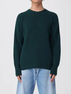 Maglia a girocollo in lana di agnello Drumohr