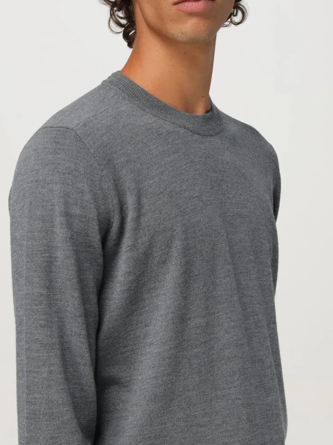 Maglia a girocollo in lana vergine Stone Island