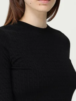 Maglia a girocollo in lana vergine Elisabetta Franchi