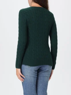 Maglia a girocollo in lana e cashmere con logo ricamato Polo Ralph Lauren