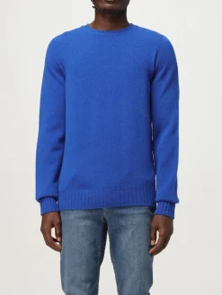 Maglia a girocollo in lana di agnello Drumohr