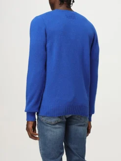 Maglia a girocollo in lana di agnello Drumohr