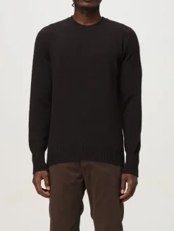 Maglia a girocollo in lana di agnello Drumohr