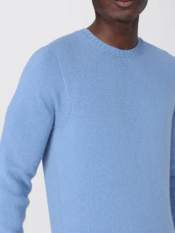 Maglia a girocollo in lana di agnello Drumohr