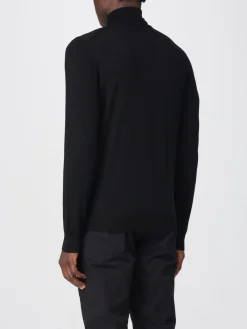 Maglia a girocollo in lana tartan Drumohr