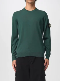 Maglia a girocollo in lana vergine Stone Island