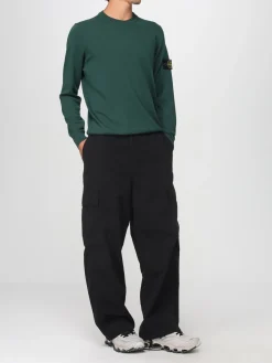 Maglia a girocollo in lana vergine Stone Island