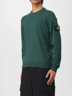 Maglia a girocollo in lana vergine Stone Island