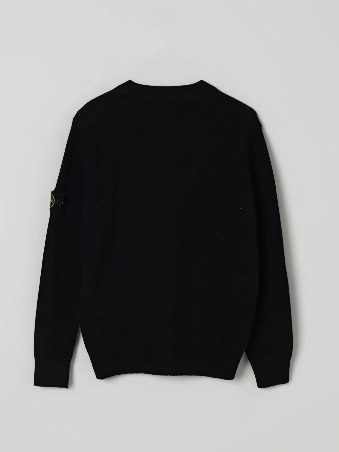 Maglia a girocollo in lana vergine e cashmere Stone Island Junior