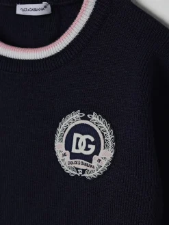 Maglia a girocollo in lana vergine DG Dolce & Gabbana