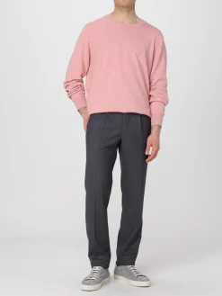 Maglia a girocollo in lana e cashmere Brunello Cucinelli