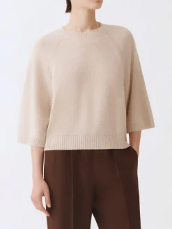 Maglia a girocollo in lana vergine e cashmere Fabiana Filippi