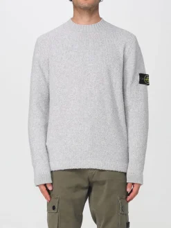 Maglia a girocollo in misto lana Stone Island